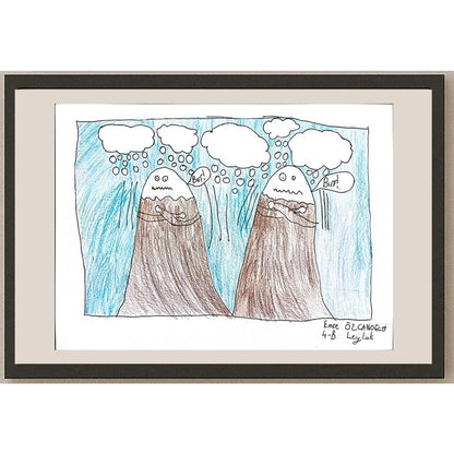 Emre Özcanoğlu 29x21cm Orijinal Karikatür BOD00580