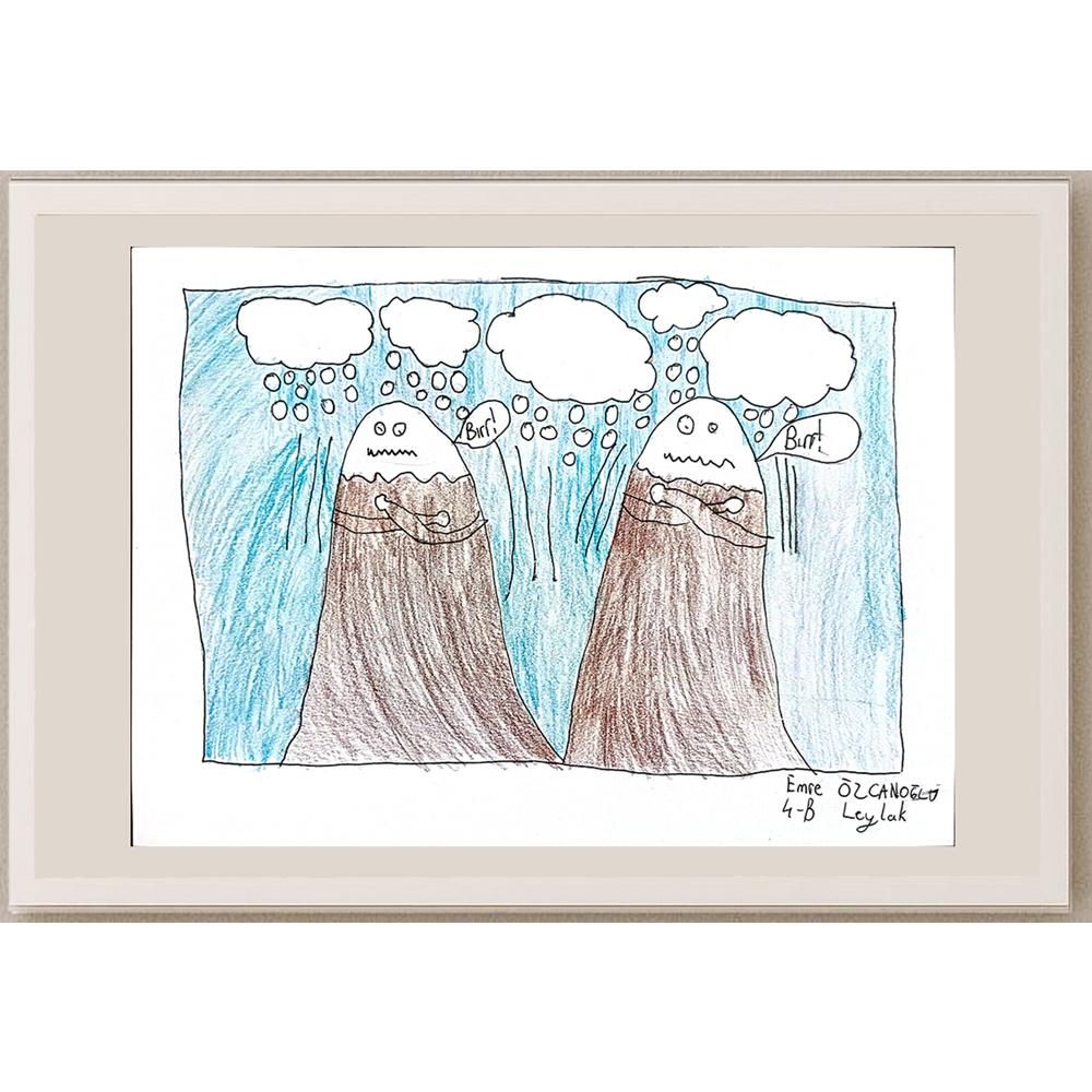 Emre Özcanoğlu 29x21cm Orijinal Karikatür BOD00580