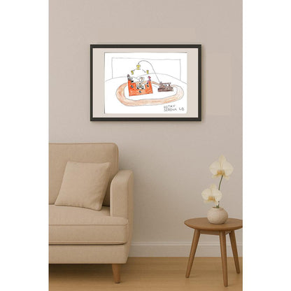 Kutay Serova 29x21cm Orijinal Karikatür BOD00581