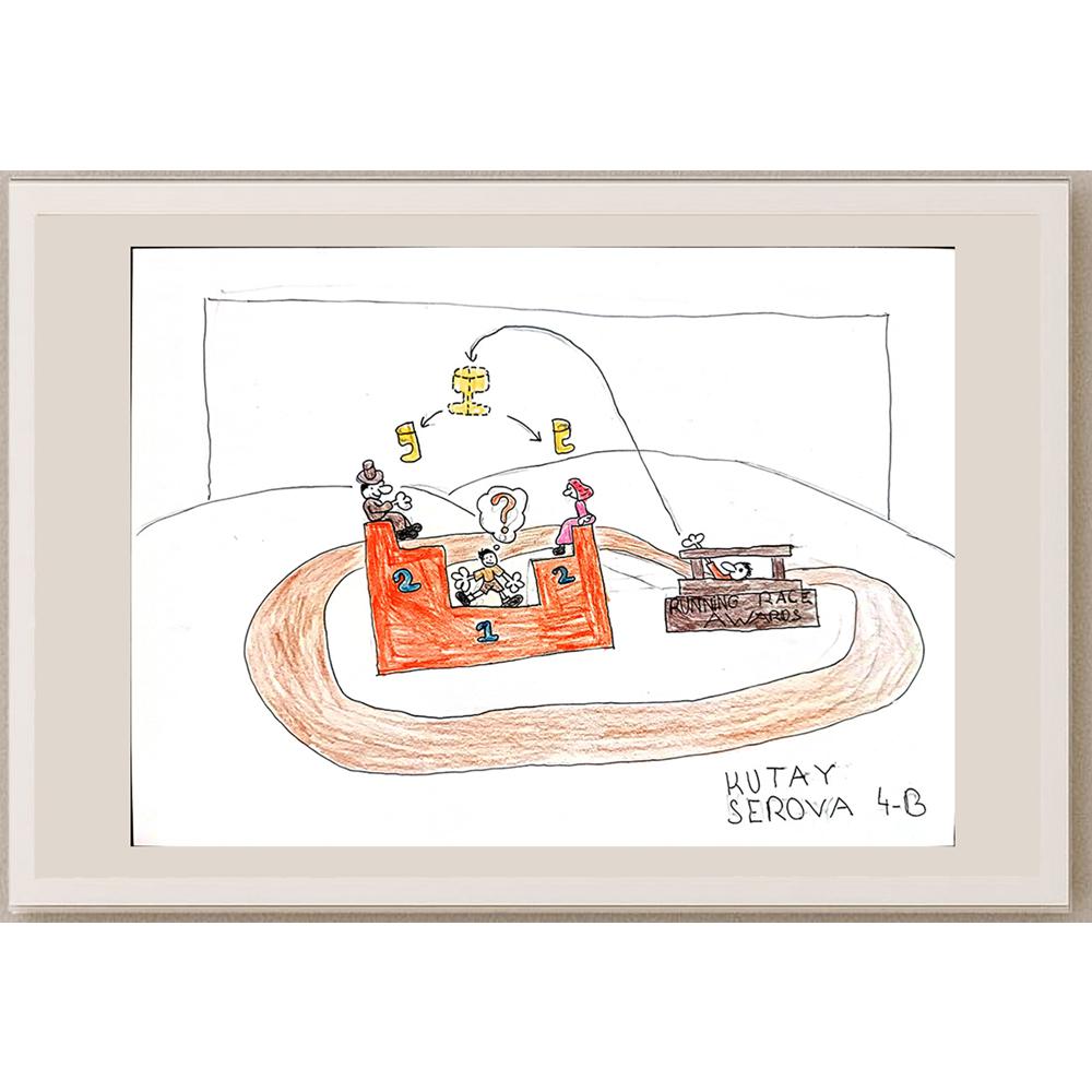 Kutay Serova 29x21cm Orijinal Karikatür BOD00581