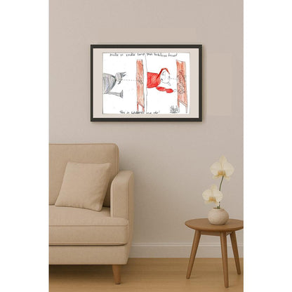 Aksel Ergülen 29x21cm Orijinal Karikatür BOD00582