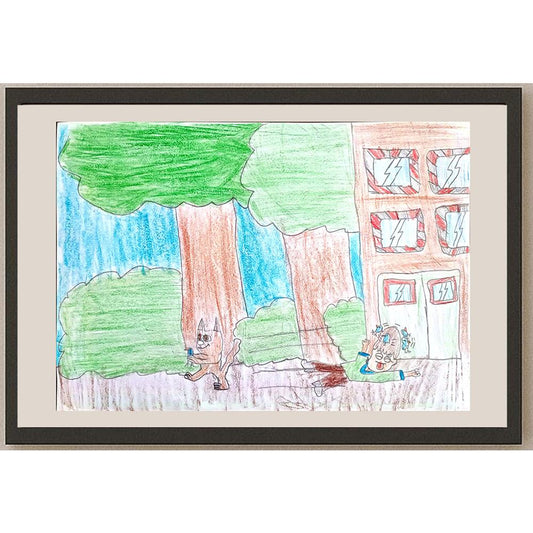 Unknown 29x21cm Orijinal Karikatür BOD00584