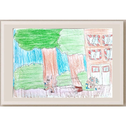 Unknown 29x21cm Orijinal Karikatür BOD00584