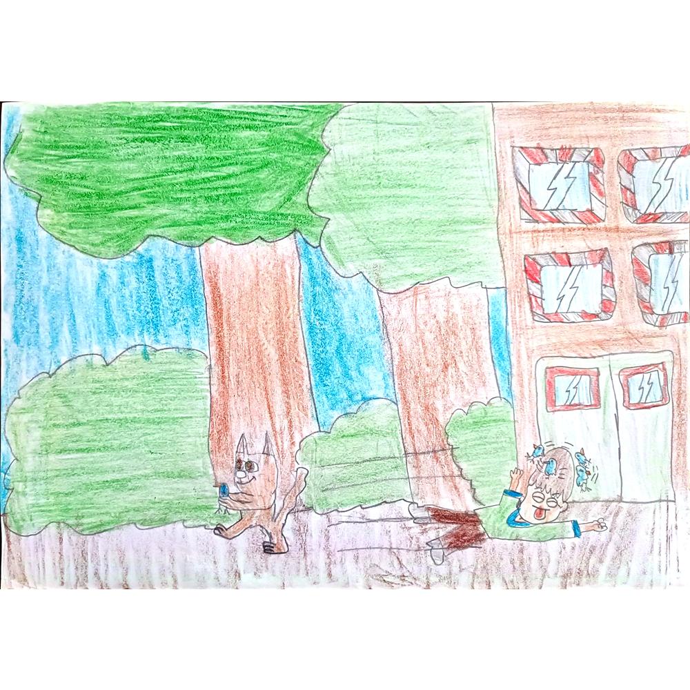 Unknown 29x21cm Orijinal Karikatür BOD00584