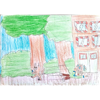 Unknown 29x21cm Orijinal Karikatür BOD00584