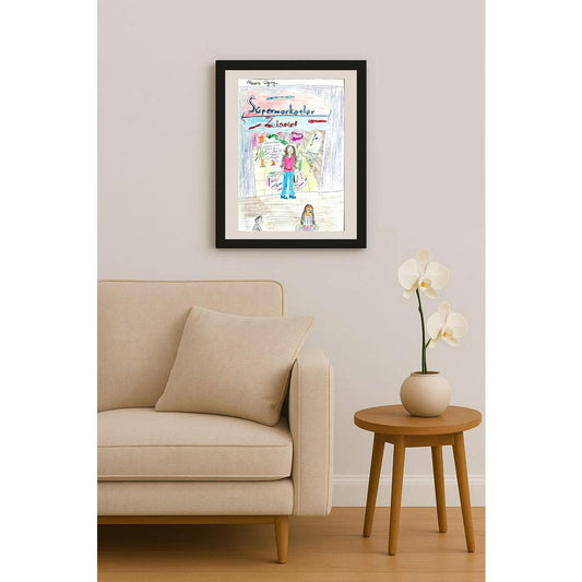 İdil Sezgin 29x21cm Orijinal Karikatür BOD00589