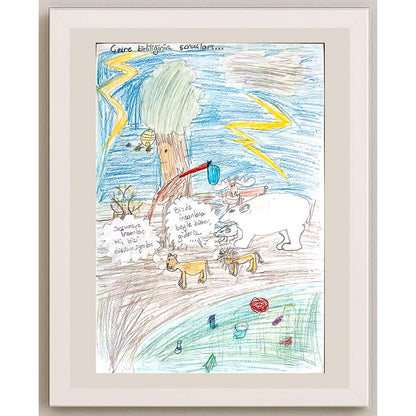 İdil Sezgin 29x21cm Orijinal Karikatür BOD00590