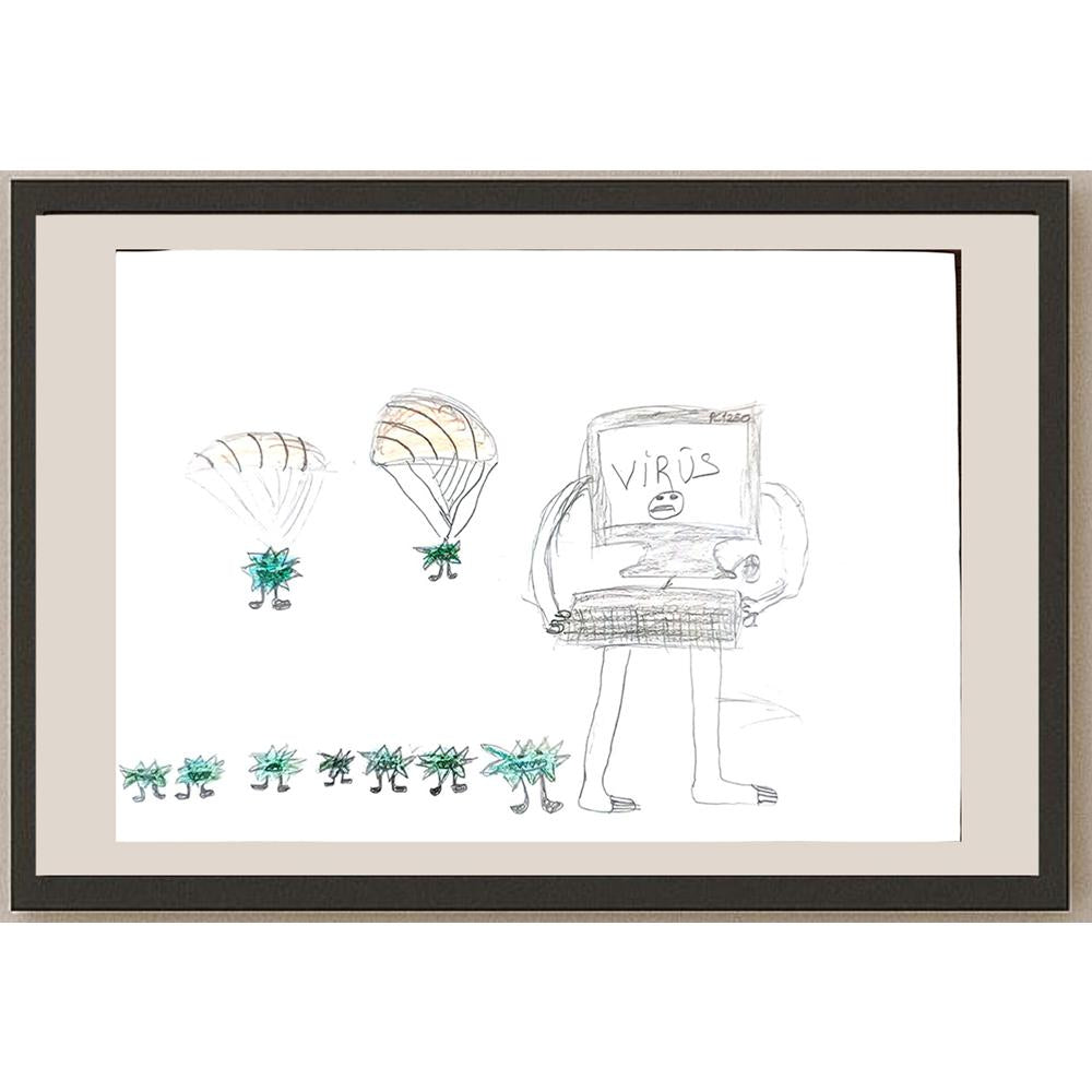 Furkan Yaman 29x21cm Orijinal Karikatür BOD00592