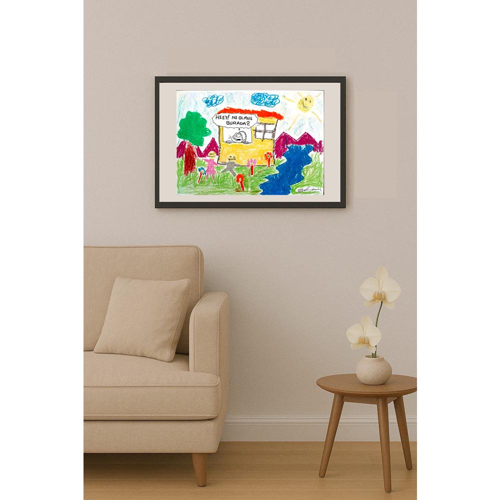 Erdem Toker 29x21cm Orijinal Karikatür BOD00593