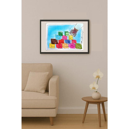 Batur Özkan 29x21cm Orijinal Karikatür BOD00594