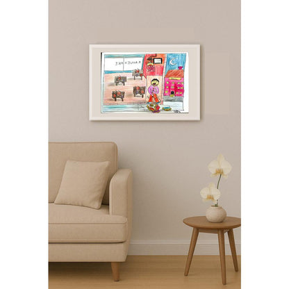 Nupel Tepe 29x21cm Orijinal Karikatür BOD00595