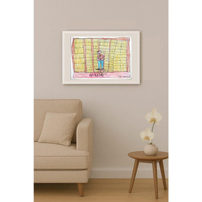 Özge Yongacı 29x21cm Orijinal Karikatür BOD00596