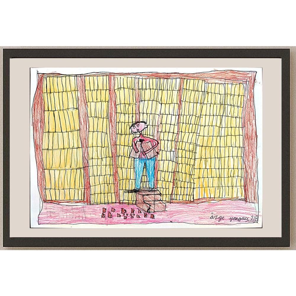 Özge Yongacı 29x21cm Orijinal Karikatür BOD00596