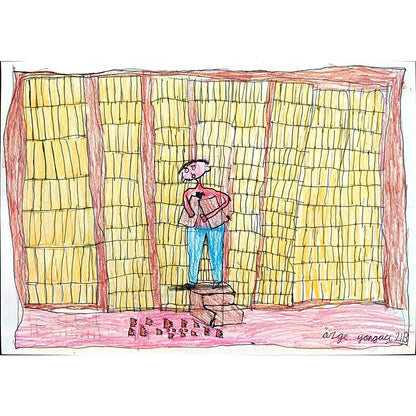 Özge Yongacı 29x21cm Orijinal Karikatür BOD00596