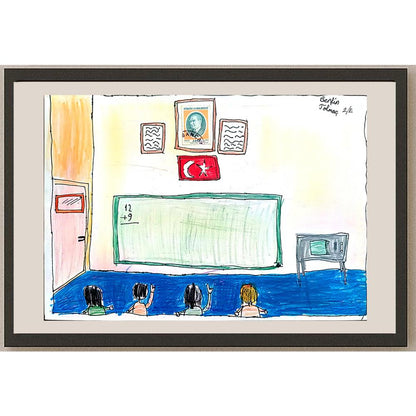 Berfin Tolmaç 29x21cm Orijinal Karikatür BOD00597
