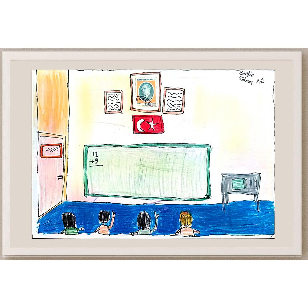 Berfin Tolmaç 29x21cm Orijinal Karikatür BOD00597