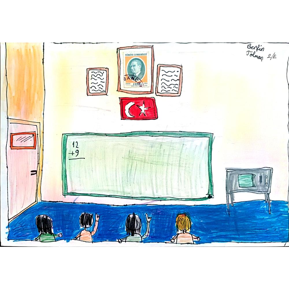 Berfin Tolmaç 29x21cm Orijinal Karikatür BOD00597