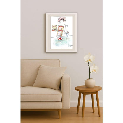 Enes Baran Demiray 29x21cm Orijinal Karikatür BOD00598