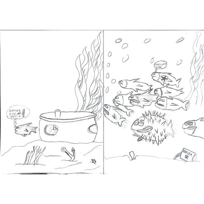 Yasin Kağan Taşkın 29x21cm Orijinal Karikatür BOD00605