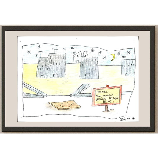 Ergiz Gizer 29x21cm Orijinal Karikatür BOD00609