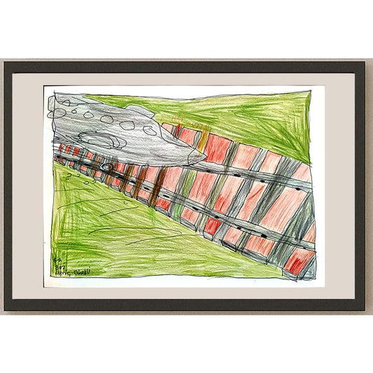 Meriç Dinekli 29x21cm Orijinal Karikatür BOD00615