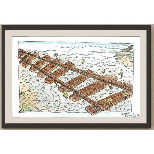 Irmak Şengüller 29x21cm Orijinal Karikatür BOD00616