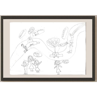 Özge Aktaş 29x21cm Orijinal Karikatür BOD00625
