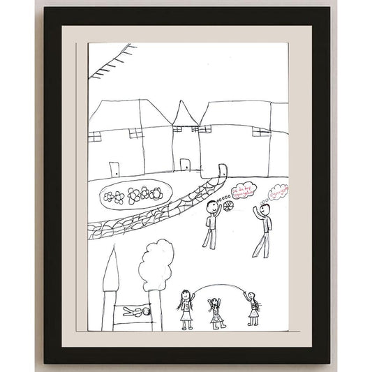 Elif Polat 29x21cm Orijinal Karikatür BOD00629