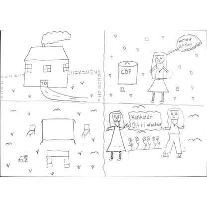 Gülsüm Ayhan 29x21cm Orijinal Karikatür BOD00633