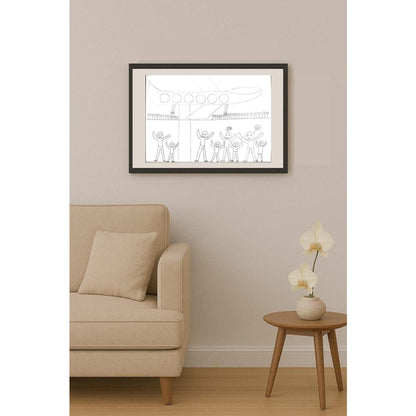 Ali Özütemiz 29x21cm Orijinal Karikatür BOD00634