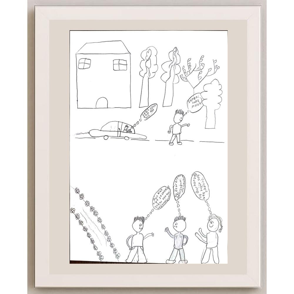 Osman Acar 29x21cm Orijinal Karikatür BOD00641