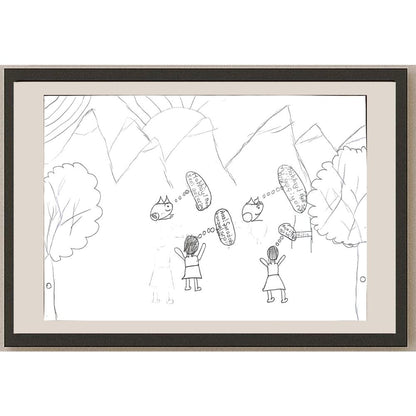 Esra Şirin 29x21cm Orijinal Karikatür BOD00642