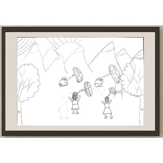 Esra Şirin 29x21cm Orijinal Karikatür BOD00642