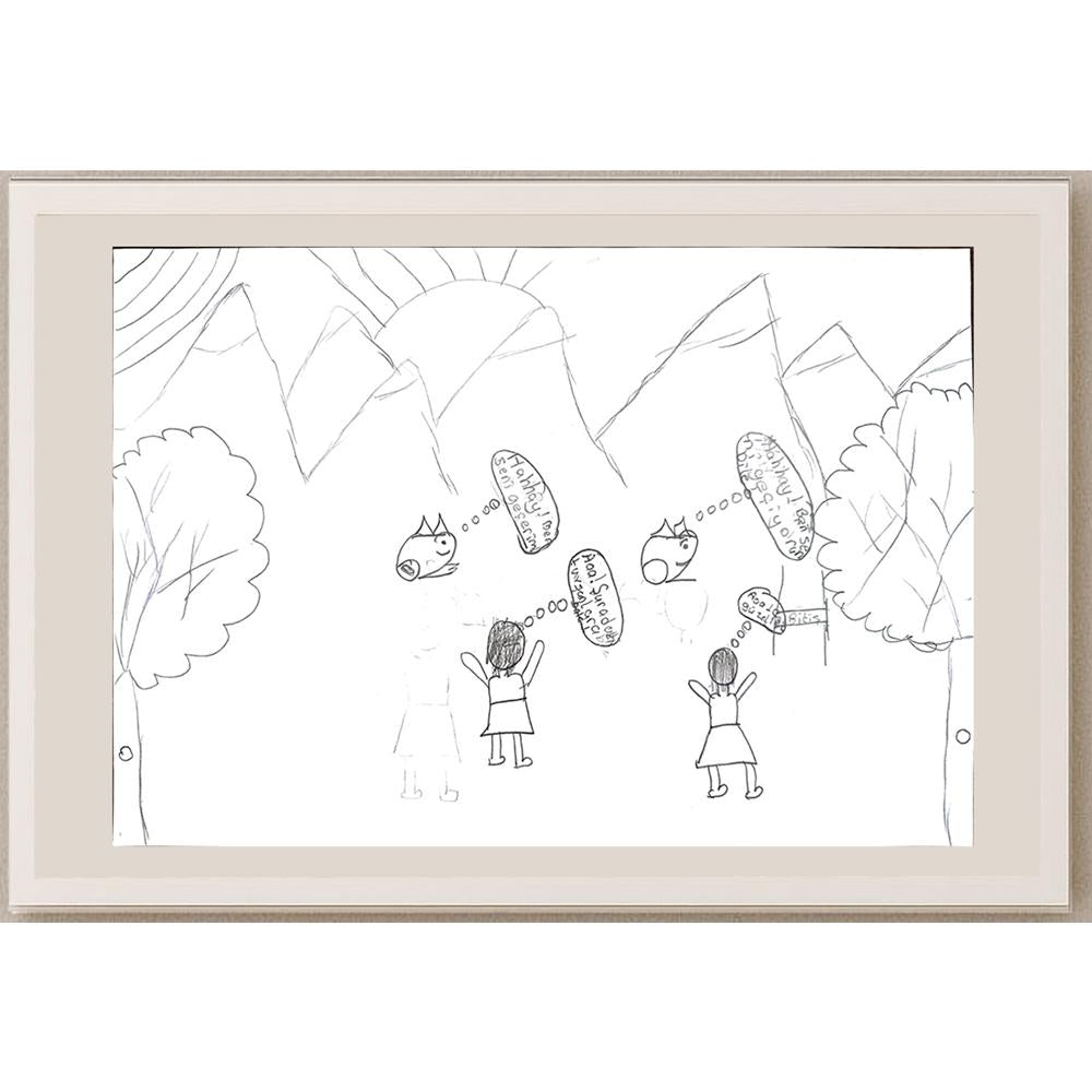 Esra Şirin 29x21cm Orijinal Karikatür BOD00642