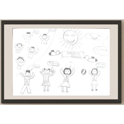 Gamze Aydoğan 29x21cm Orijinal Karikatür BOD00643