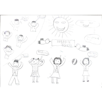 Gamze Aydoğan 29x21cm Orijinal Karikatür BOD00643
