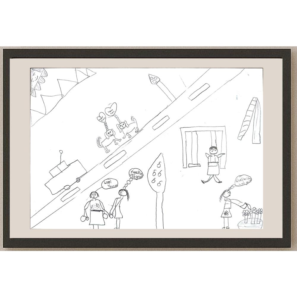 Buse Dönmez 29x21cm Orijinal Karikatür BOD00644