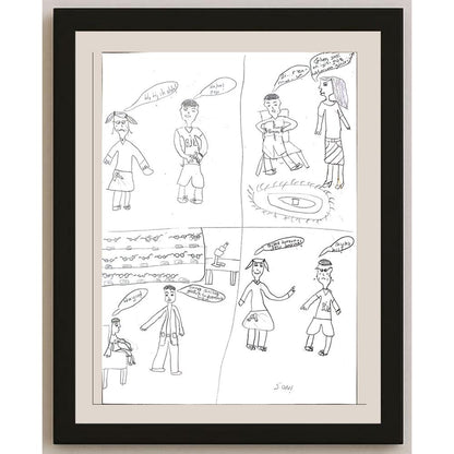 Elif Parlak 29x21cm Orijinal Karikatür BOD00646