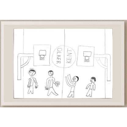 Fatih Özbay 29x21cm Orijinal Karikatür BOD00647