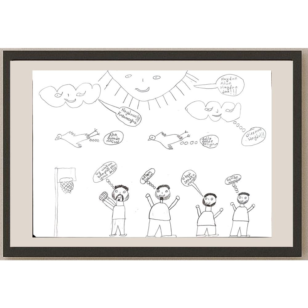 Baran Karataş 29x21cm Orijinal Karikatür BOD00648