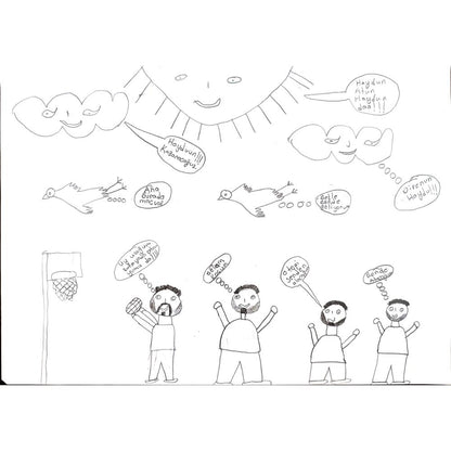 Baran Karataş 29x21cm Orijinal Karikatür BOD00648