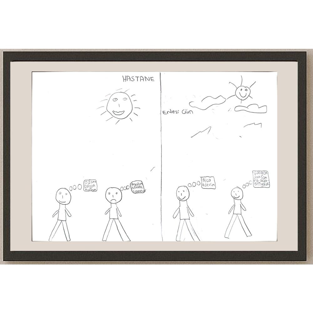 Berkay Güneş 29x21cm Orijinal Karikatür BOD00650