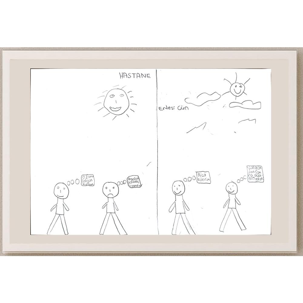 Berkay Güneş 29x21cm Orijinal Karikatür BOD00650