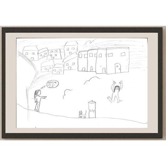 Sena Özder 29x21cm Orijinal Karikatür BOD00654