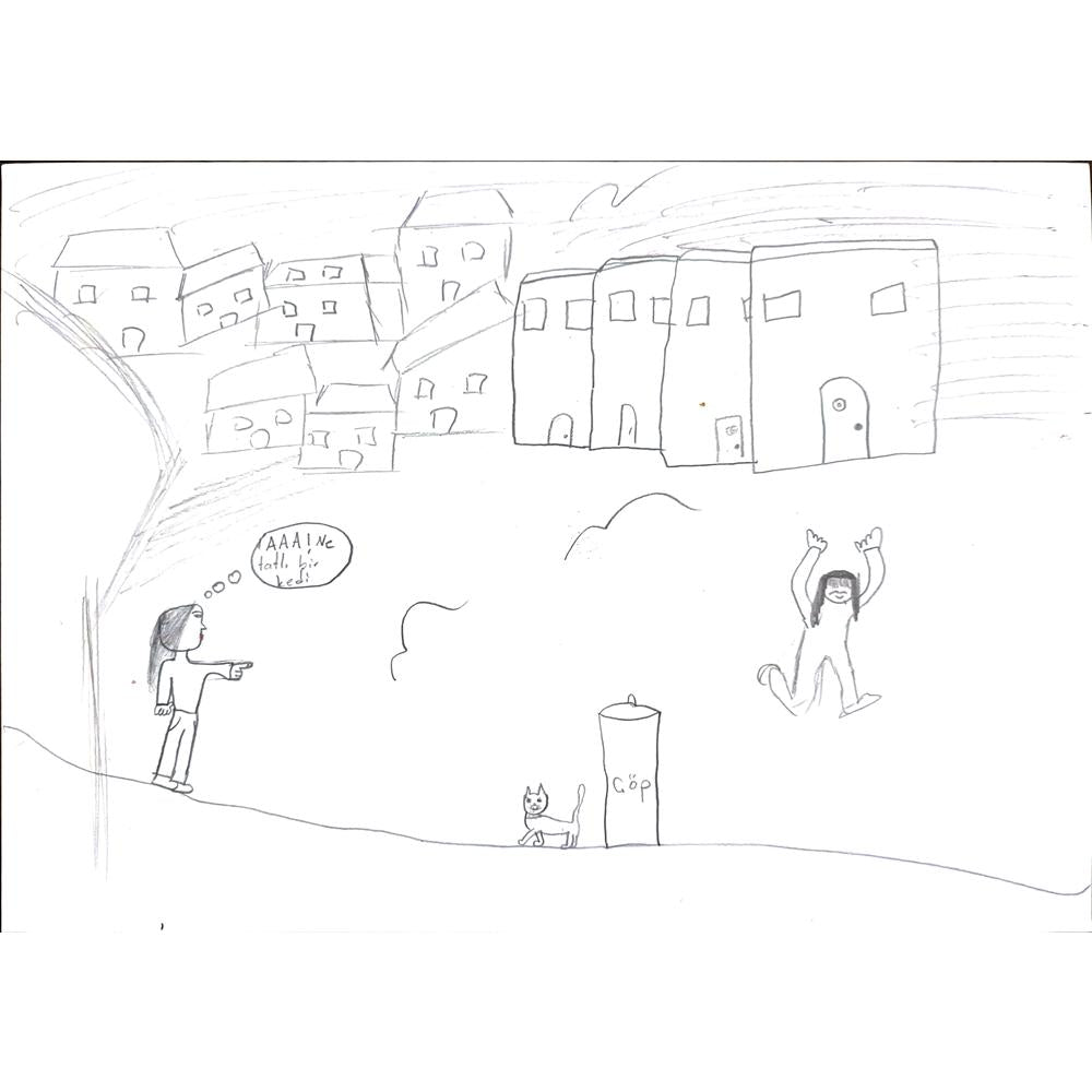 Sena Özder 29x21cm Orijinal Karikatür BOD00654