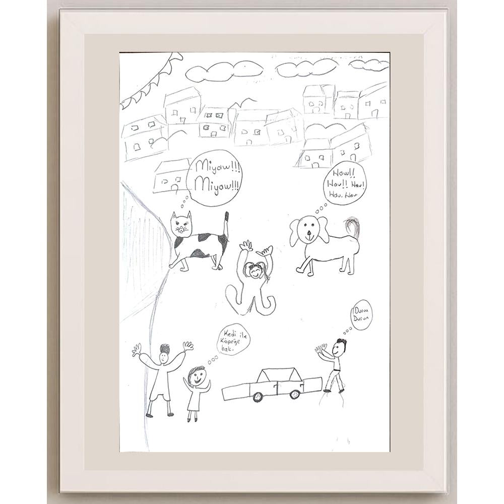 Seyra Yıldırım 29x21cm Orijinal Karikatür BOD00657