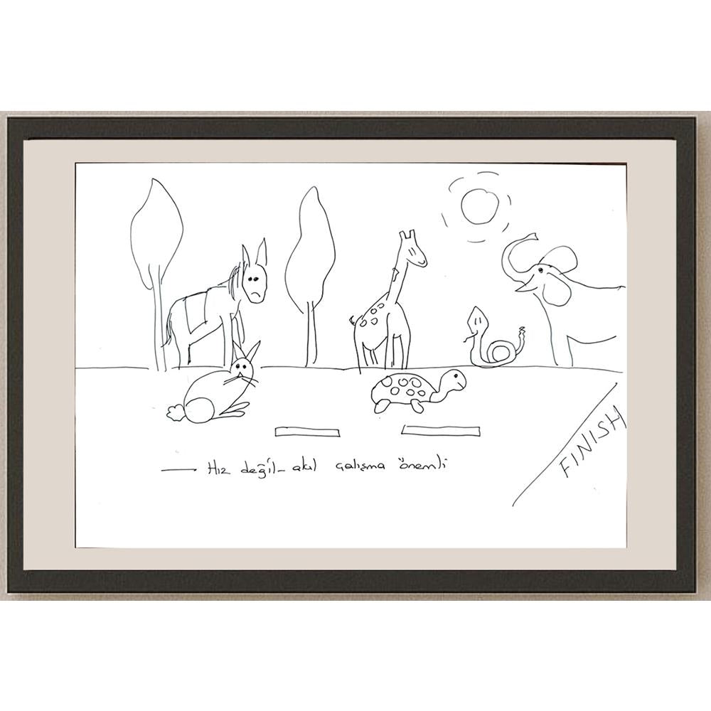 Ceren Hançer 29x21cm Orijinal Karikatür BOD00659