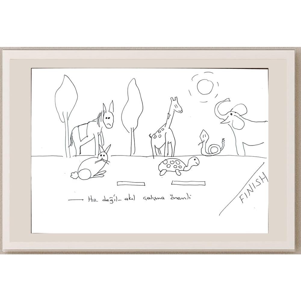 Ceren Hançer 29x21cm Orijinal Karikatür BOD00659