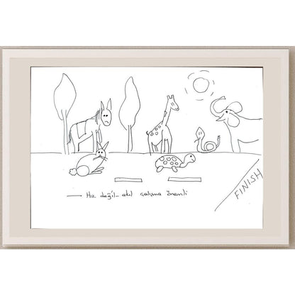 Ceren Hançer 29x21cm Orijinal Karikatür BOD00659