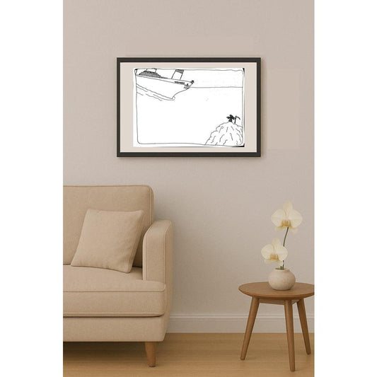 Ali Kerem Atalay 29x21cm Orijinal Karikatür BOD00662